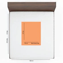 Polka Tots Bed Protector - Peach - Large - 100cm x 140cm - Laadlee