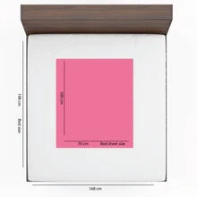 Polka Tots Bed Protector - Pink - Extra Large - 140cm x 200cm - Laadlee