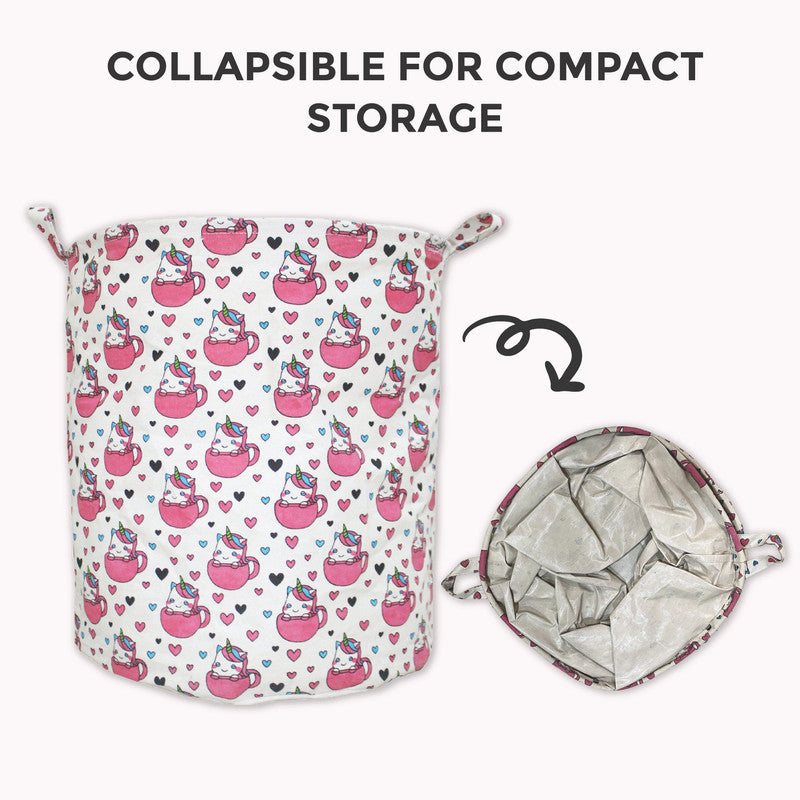 Polka Tots Laundry Bag - Unicorn - Laadlee