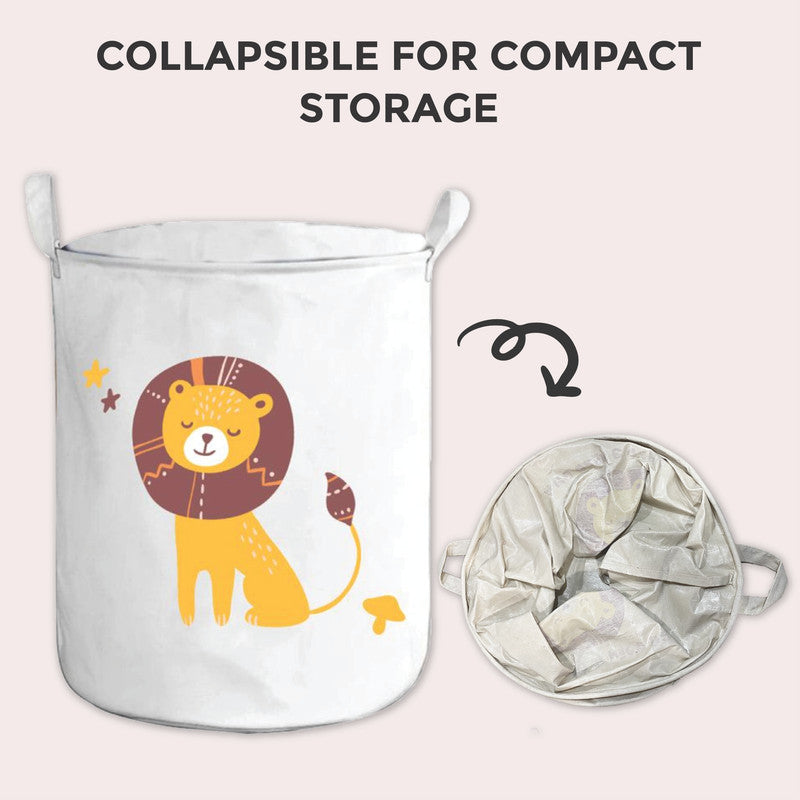 Polka Tots Laundry Bag - Lion - Laadlee