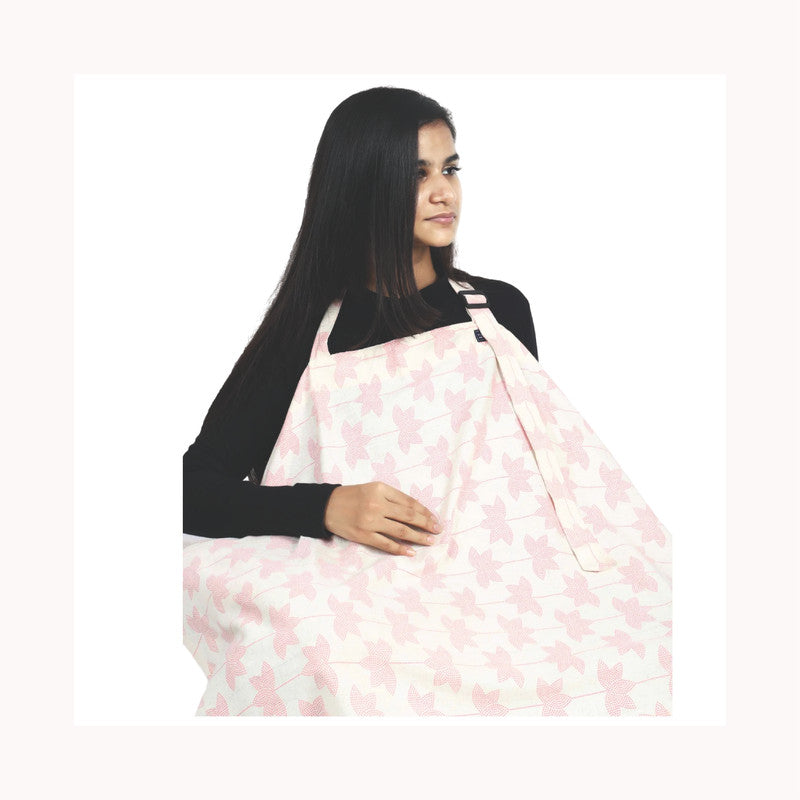 Polka Tots Nursing Cover - Pink - Laadlee