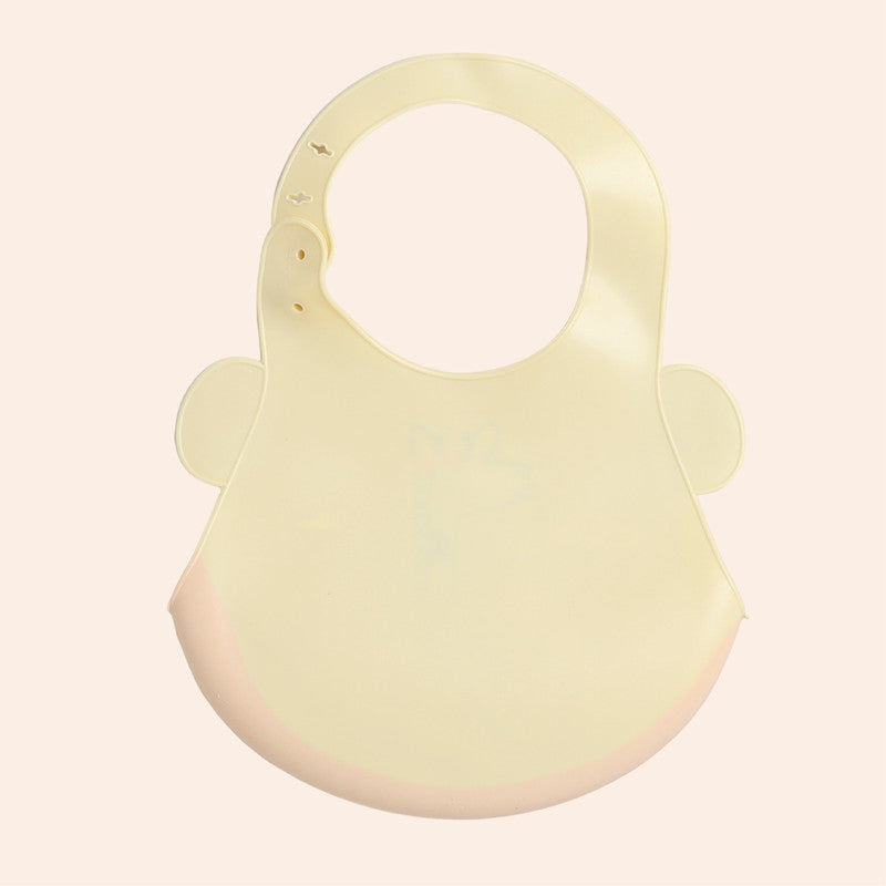 Polka Tots Waterproof Silicone Bibs with Pocket and Adjustable Snaps - Boat - Laadlee