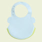 Polka Tots Waterproof Silicone Bibs with Pocket and Adjustable Snaps - Car