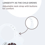 Polka Tots Waterproof Silicone Bibs with Pocket and Adjustable Snaps - Lion - Laadlee