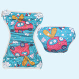 Polka Tots Reusable Swim Diaper - Car - Laadlee