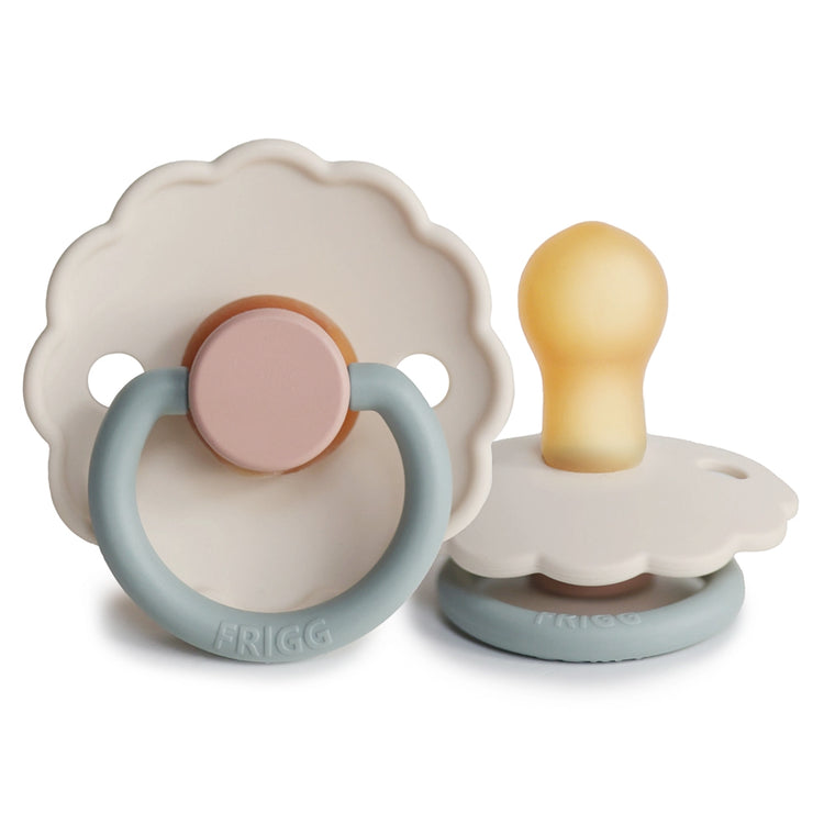 Frigg Daisy Latex Baby Pacifier 0-6M, 1Pack, Cotton Candy - Size 1 - Laadlee
