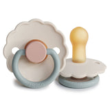 Frigg Daisy Latex Baby Pacifier 6M-18M, 1Pack, Cotton Candy - Size 2 - Laadlee