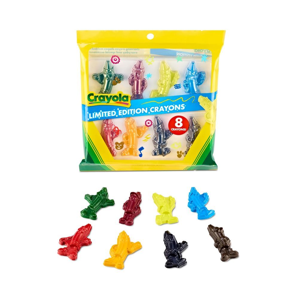 Fast Crayons Crayola Tip Character Shaped Limited Edition Crayons - 8Ct | Buy Online ...