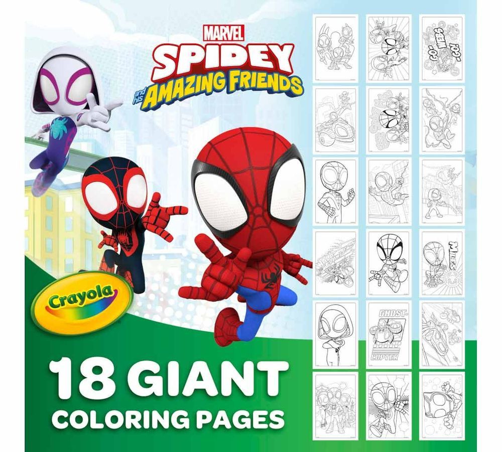 crayola-18-giant-coloring-pages-spidey-his-amazing-friends-2