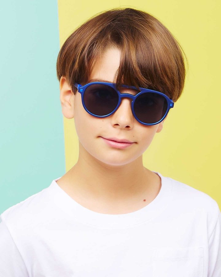 Ki ET LA Kids Sunglasses Crazyg - Zag Pilot - Blue - Laadlee