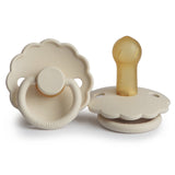 Frigg Daisy Latex Baby Pacifier 6M-18M, 1Pack, Cream - Size 2 - Laadlee