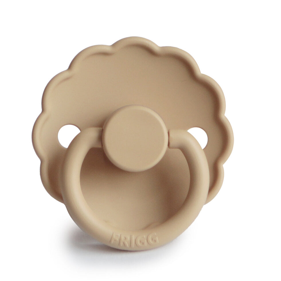 Frigg Daisy Silicone Baby Pacifier 0-6M, 1Pack, Croissant - Size 1 - Laadlee