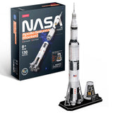 Cubic Fun 3D Puzzle Nasa Apollo Saturn V - 136pcs