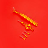 Curaprox CPS 09 Prime Start With 5 CPS 09 Interdental Brushes (0.9 Mm) + 2 Yellow Holders +Caps