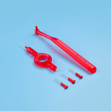 Curaprox CPS 07 Prime Start With 5 CPS 07  Interdental Brushes (0.7 Mm)+ 2  Red Holders + Caps