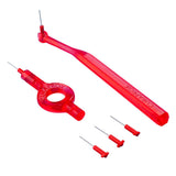 Curaprox CPS 07 Prime Start With 5 CPS 07  Interdental Brushes (0.7 Mm)+ 2  Red Holders + Caps