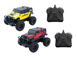 D-Power 1:24 Scale Twin JEEP Gladiator & HUMMER H2 | 2.4GHz Remote Control Off-Road Truck Toys with Batteries