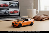 D-Power 1:36 Diecast BMW M4 CSL 2023 – Matte Orange