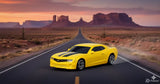 D-Power 1:64 Diecast Chevrolet Camaro MATTE - Yellow