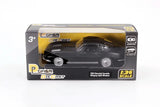 D-Power 1:36 Diecast Chevrolet Corvette Stingray Split Window 1963 Car - Matte Black