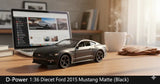 D-Power 1:36 Diecast Ford Mustang 2015 – Matte Black