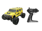 D-Power 1:10 Yellow HUMMER H2 2.4GHz Remote Control Truck With 7.4V USB Rechargeable Battery