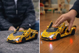 D-Power 1:32 Die-Cast Lamborghini Sian FKP 37 Keith Haring Edition Yellow with Lights & Sound