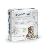 Bloomies Organic Bamboo Baby Diapers for Size 3 (7-11 kg) - 22pcs