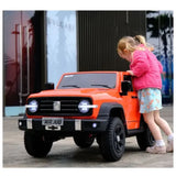 MYTS Remote Control Electric SUV Jeep With LED Lights - Orange