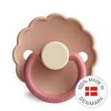 Frigg Daisy Silicone Baby Pacifier 6M-18M, 1Pack, Peony - Size 2 - Laadlee