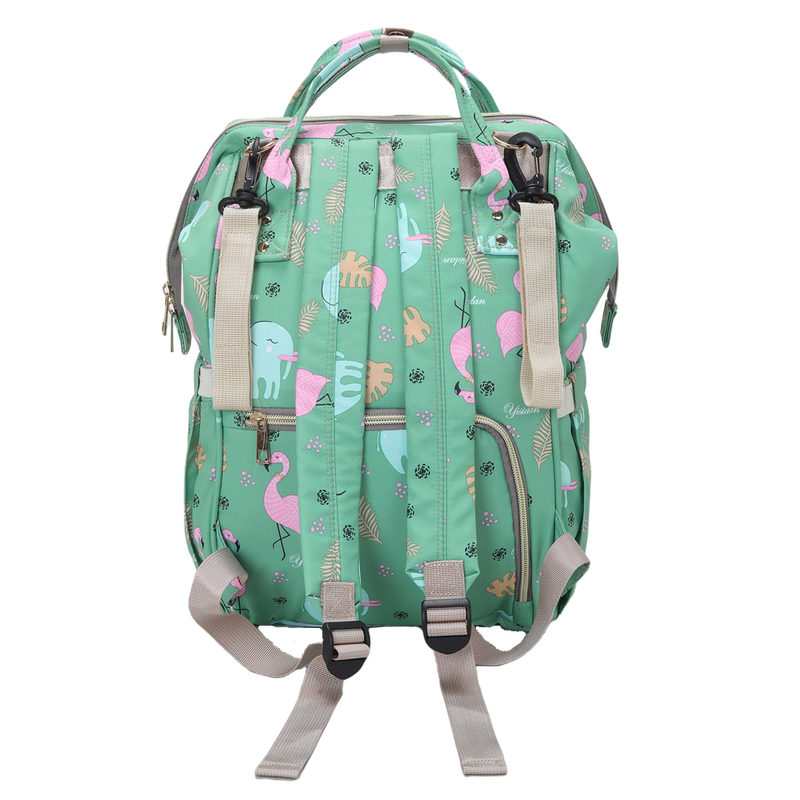 Polka Tots Diaper Bag - Flamingo - Laadlee
