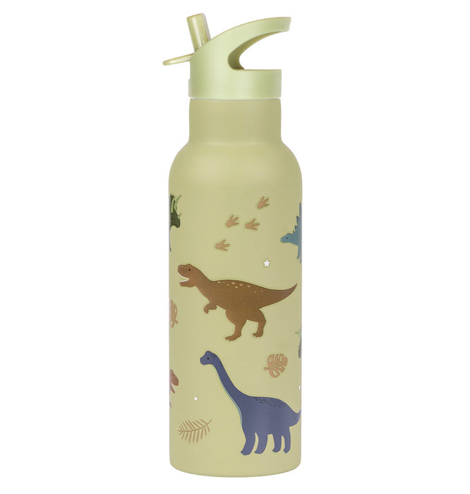 A Little Lovely Company Stainless Steel Water Bottle 500ml - Dinosaurs