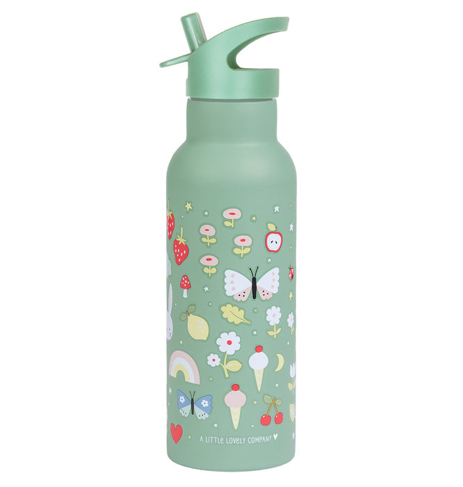 A Little Lovely Company Stainless Steel Water Bottle 500ml - Joy