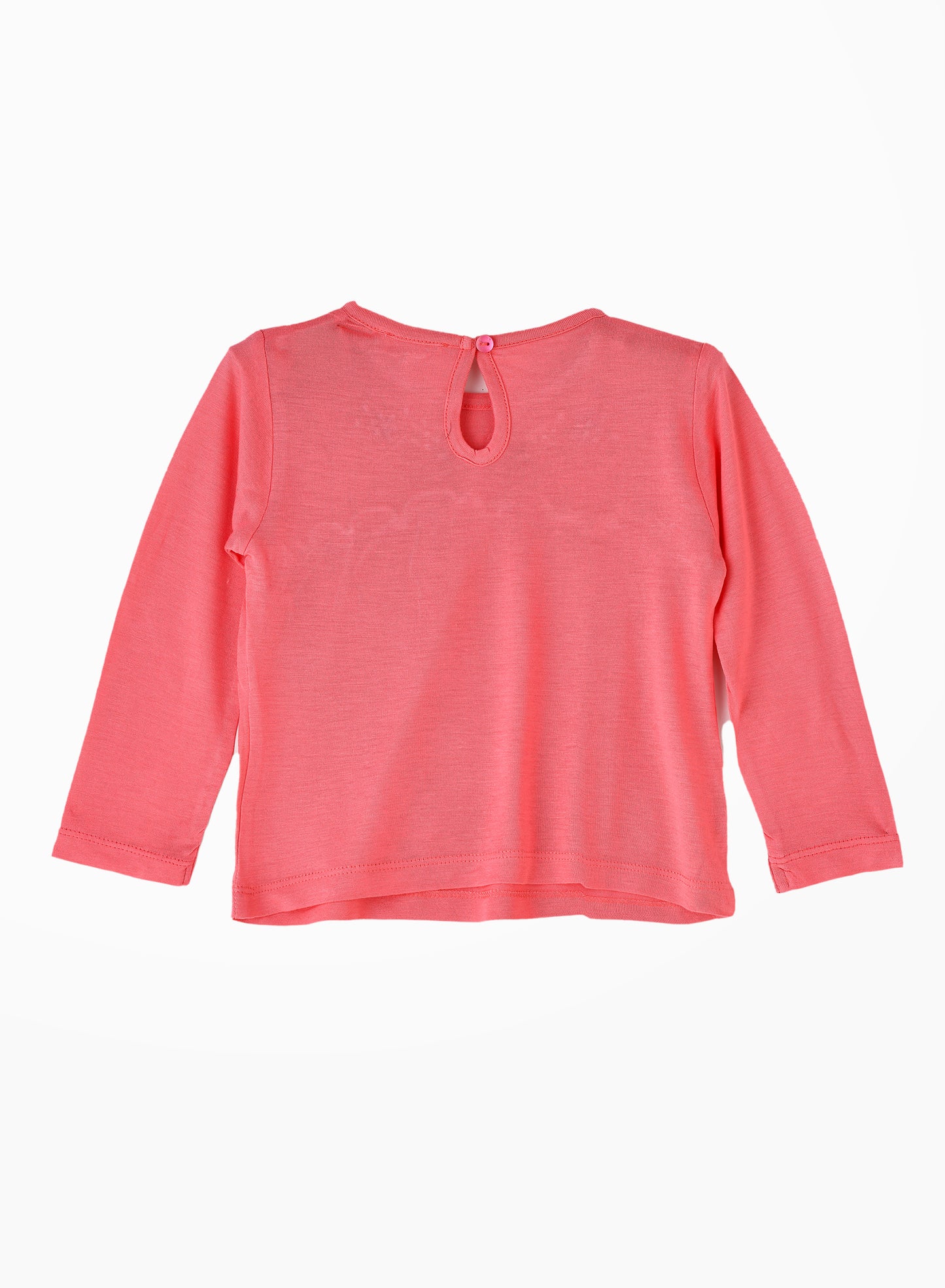 Jelliene Girls Embroidered Long Sleeve Top - Pink