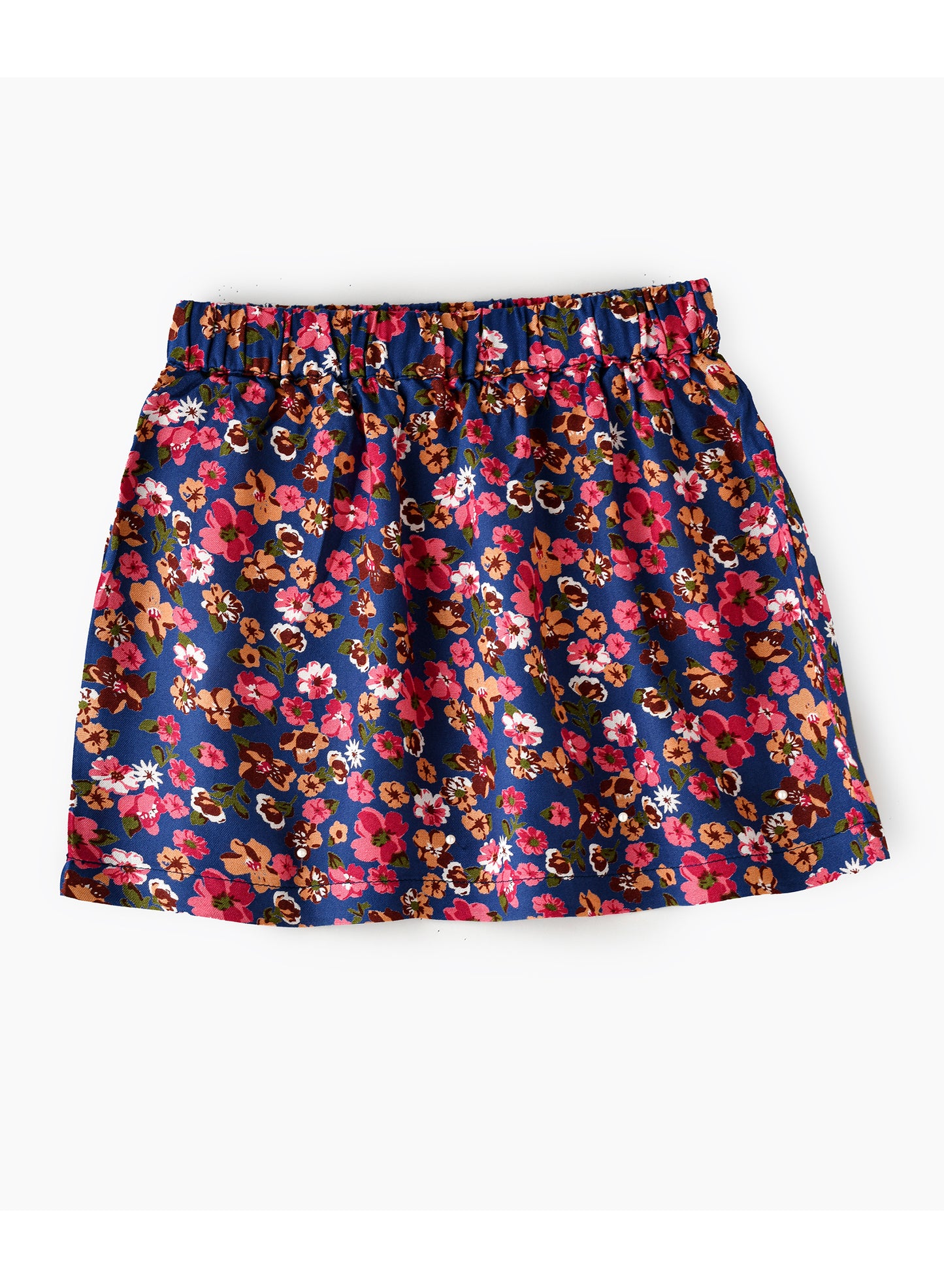 Jelliene Girls Floral Print Skirt