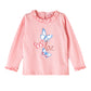 Jelliene Girls Butterfly Graphic Print Top - Pink