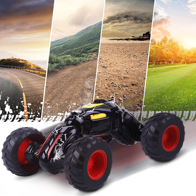 D-Power Fiction Climbing Telescopic Pull Back Cars - Black - Laadlee