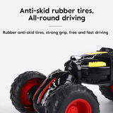 D-Power Fiction Climbing Telescopic Pull Back Cars - Black - Laadlee