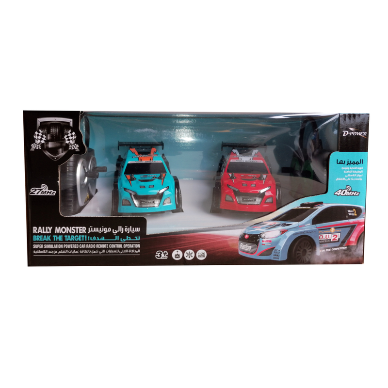 D Power - Rally Monster | Radio Remote Control Car - Blue - Laadlee