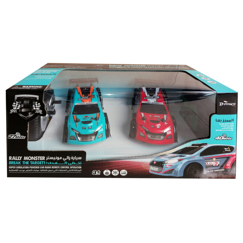 D Power - Rally Monster | Radio Remote Control Car - Blue - Laadlee