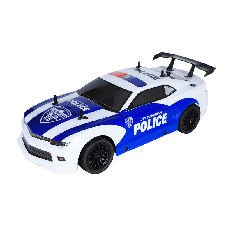 D-Power 1:10 Speed Racing Remote Control 2.4GHZ Police Car - Blue