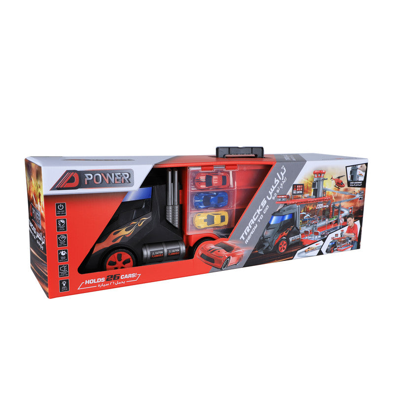 D-Power Transformation Trailer Truck  Big Truck Holding Up-To 26 Cars - Laadlee