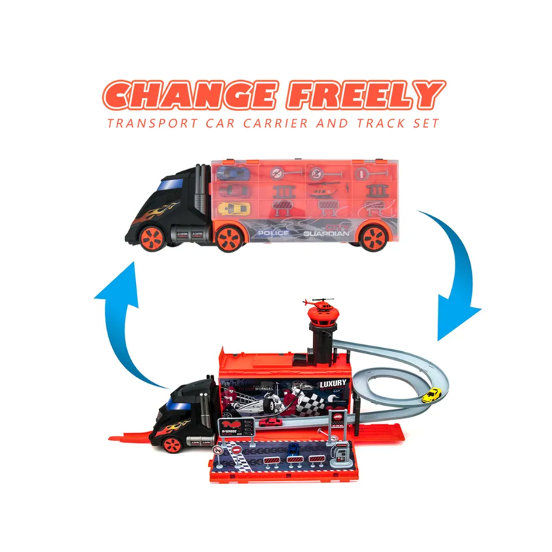 D-Power Transformation Trailer Truck  Big Truck Holding Up-To 26 Cars - Laadlee