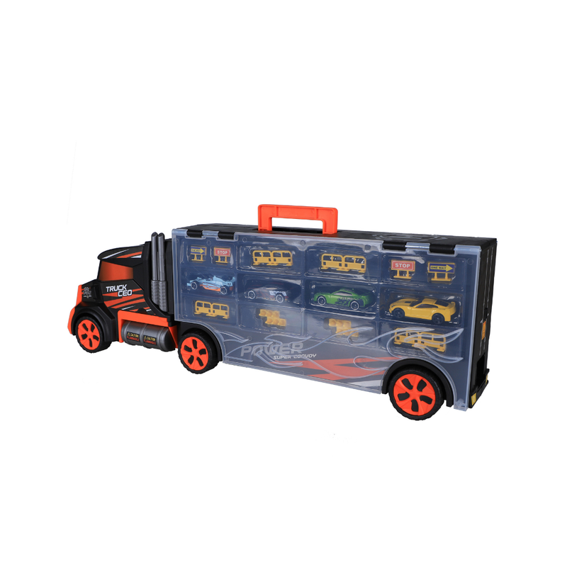 D-Power Convoy Trailer Truck - Black