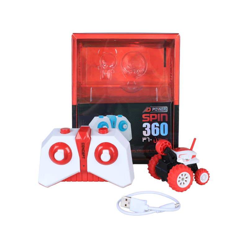 D-Power - Mini Remote Control 2.4GHZ Wheelie Stunt Car - Laadlee