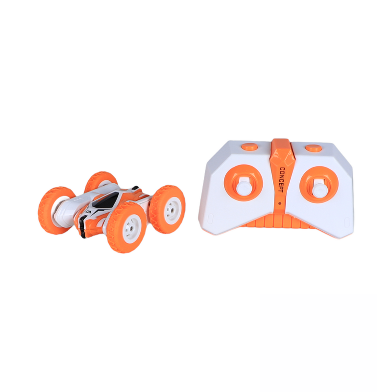 D-Power - Mini Remote Control 2.4GHZ Stunt Car - Orange - Laadlee