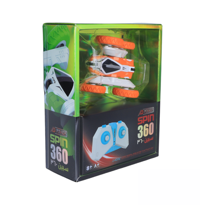 D-Power - Mini Remote Control 2.4GHZ Stunt Car - Orange - Laadlee