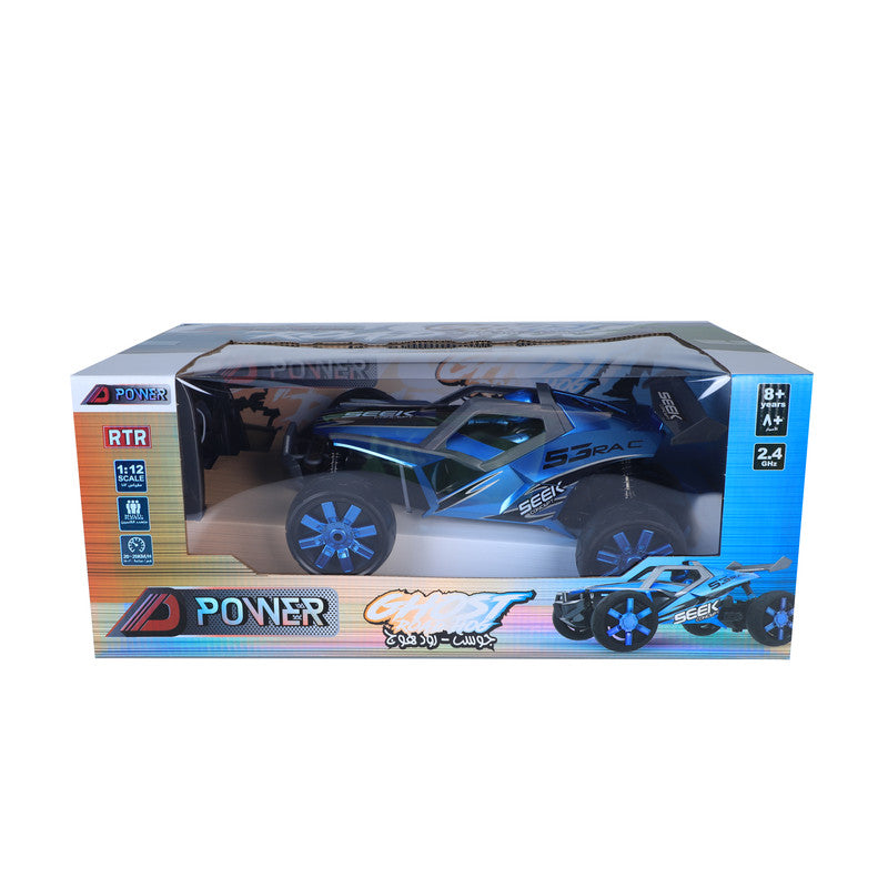 D-Power Ghost Road Hog Rc Car Rtr Remote Control Power Car - Blue - Laadlee