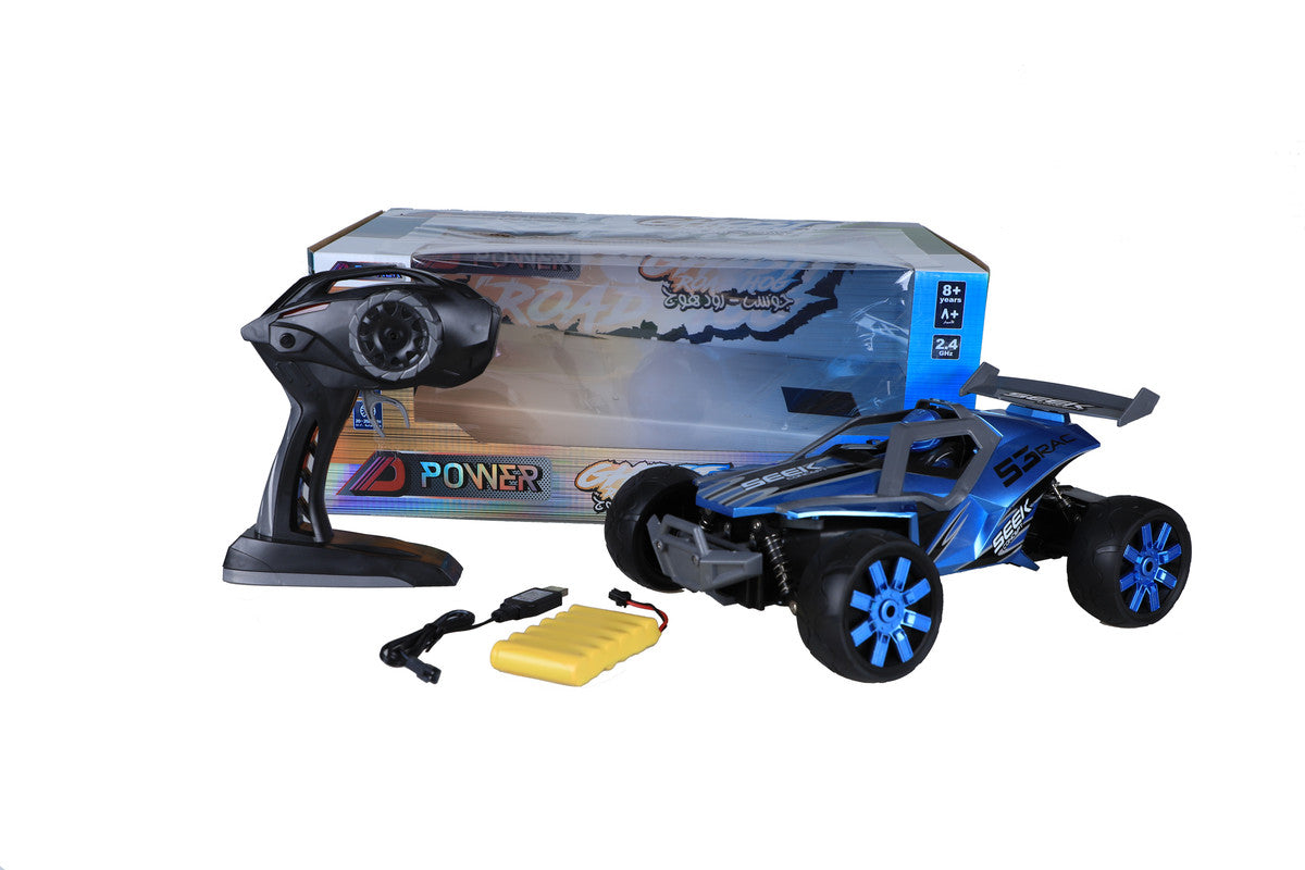 D-Power Ghost Road Hog Rc Car Rtr Remote Control Power Car - Blue - Laadlee