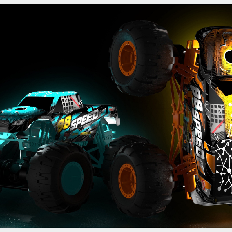 D-Power 1:12 Remote Control 2.4G Speed 88 Buggy Monster Car & USB - Laadlee